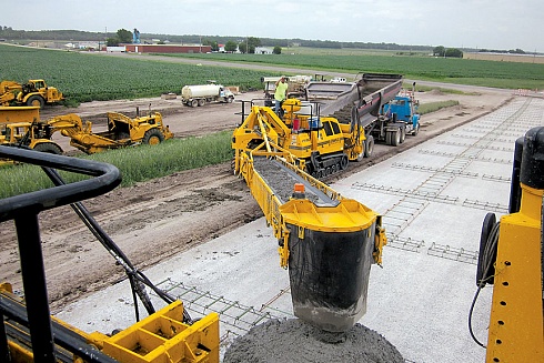 Распределитель и перегружатель бетонной смеси Gomaco RTP-500
