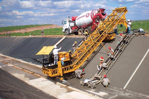 Цилиндрический финишер отделки покрытия Gomaco C-450/SL-450